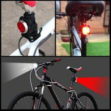 2/4/6/8pcs Bike Light Front & Rear TailLamp Bright Bike Light For Night Riding Bicycle Light High USB Rechargeable Bicycle Headlight Set Bike Headlight For Adult Mountain Bike - 2 pcs - View 4