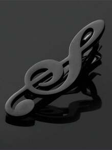 1pc Music Note & Piano Key Stainless Steel Tie Clip Suitable For Men's Tie Dressing - Tie Clip - View 7