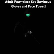 万圣节成人黑色斗篷、骷髅手套、面具、派对表演斗篷服装套装 - 彩色 - 查看 8