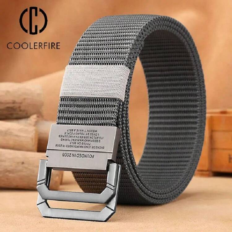 Cinturón de hombre de lona militar tejida de nailon, estilo casual y de moda, cinturón de lujo vaquero para la cintura. Adecuado para verano, escuela, casual, negocios, novio, esposo, padre, hombre, uso diario, moda, adolescente, al aire libre, vacaciones, atlético, viaje, calle, bohemio, otoño vintage, otoño-invierno, accesorios. Adecuado para adolescentes, jóvenes, hombres, casual, al aire libre, atlético, vacaciones, regalos de graduación, cumpleaños, uso diario. - A - Añade 8