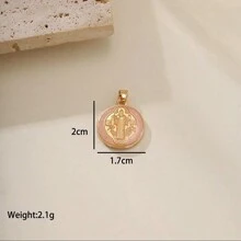 Set de 20 colgantes con Charm de aleación de zinc de San Benito para hacer collares y pulseras DIY - encantos - Ver 6