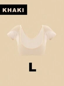 1 szt. Wielorazowe oddychające podkładki przeciwpotowe pod pachy, zmywalne, elastyczne, ultracienkie, bezwonne, pochłaniające pot podkładki do uprawiania sportu i codziennego noszenia, akcesoria do siłowni