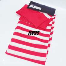 Women Over The Knee Socks - Rojo y blanco - Ver 1