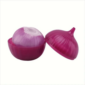 1pc Plastic Onion Saver Container, Vegetable Preserver Box, Electric-Free Food Storage Container For Home And Restaurant Kitchen Use