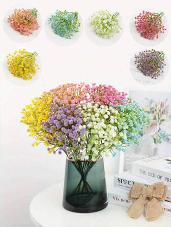 3pcs Artificial Flowers, Babysbreath Flowers, Nordic Style Home Decoration, Home And Garden Decor, Valentine's Day Gift, Birthday Gift, Mother's Day Gift, Christmas Gift