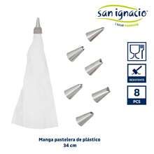 San Ignacio Manga pastelera 7 bocas colección KINVARA Envío gratuto en 24 o 48 horas - Gris - Ver 3