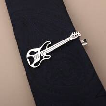 1pc Music Note & Piano Key Stainless Steel Tie Clip Suitable For Men's Tie Dressing - Tie Clip - View 26