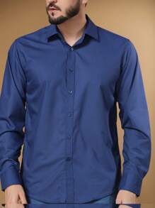Men Shirts - Xanh đậm - Xem 2