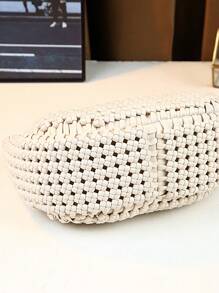 2024 年新款时尚编织手提包、时尚女士手拿包、精致女士晚装包