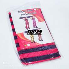 Women Over The Knee Socks - Red - View 4