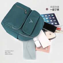 Inspired Backpack 5 Large Zippers Various Colors - Màu be - Xem 3