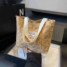 Teen Girls Handbag & Coin Purse Combo, Versatile Shoulder Bag For Female Students For Fall Home Decor - Multicolor - View 5