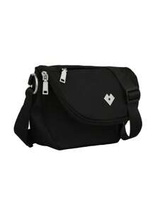 Bolsa Crossbody Mujer Moderna LuckyLy, Bolsa Ligera con Múltiples Compartimentos y Repelente al Agua, Bolsa Bandolera Versátil y de Viaje ideal como Regalos para Mujer y Mamá – Modelo Nila - Negro - Ver 2