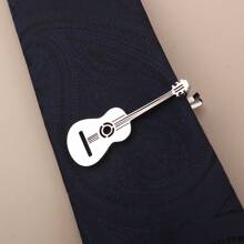 1pc Music Note & Piano Key Stainless Steel Tie Clip Suitable For Men's Tie Dressing - Tie Clip - View 23