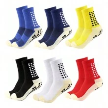 Calcetas Para Deportes Tipo Antiderrapante Tactica, 6 Pares - Multicolor - Ver 1