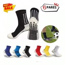 Calcetas Para Deportes Tipo Antiderrapante Tactica, 6 Pares - Multicolor - Ver 2