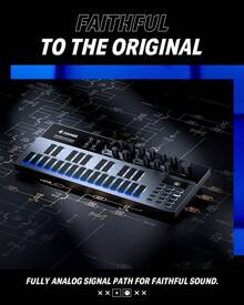 Donner Analog Bass Synthesizer And Sequencer, Donner Essential B1 With Intuitive User Interface, 128 Patterns Memory, Saturation & Delay Effects, Make For Classic Acid Sound - Black - View 3