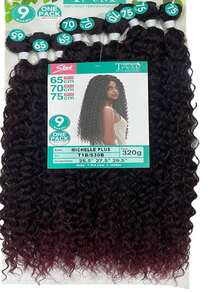 Organic Curly Hair - Michelle Plus True Me - 320g - T1B/530B - 查看 2