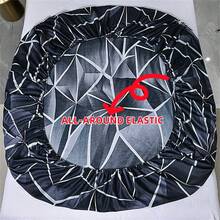 Bộ 3 ga trải giường mềm mại họa tiết hình học phong cách trò chơi, vỏ gối và vỏ nệm co giãn cho giường đôi/giường đơn, ga trải giường sang trọng cho phòng ngủ, đồ dệt gia dụng - Nhiều màu - Xem 7