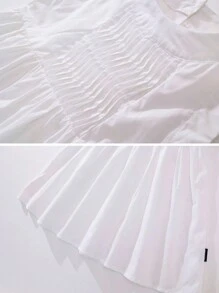 1 pièce Robe débardeur à encolure dégagée minimaliste de style de vacances pour filles, été