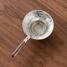 Metal Mesh Tea Strainer Stainless Steel Filter Sieve Teaware Lace Tea Drain Useful Tea Infusers Kitchen Accessories - Multicolor - View 4