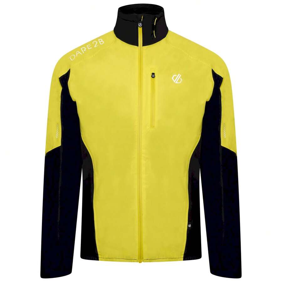 Dare 2B Mens Mediant II Cycling Jacket (Neon Spring/Black) - Spring Green - View 1