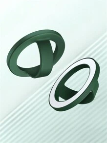 Soporte magnético de silicona con agarre circular cómodo compatible con MagSafe, agarre potente compatible con iPhone, teléfonos Android, regalo para cumpleaños, familia, amigos. Anillo para el dedo, agarre para teléfono, accesorios para teléfono - Soporte - Ver 19