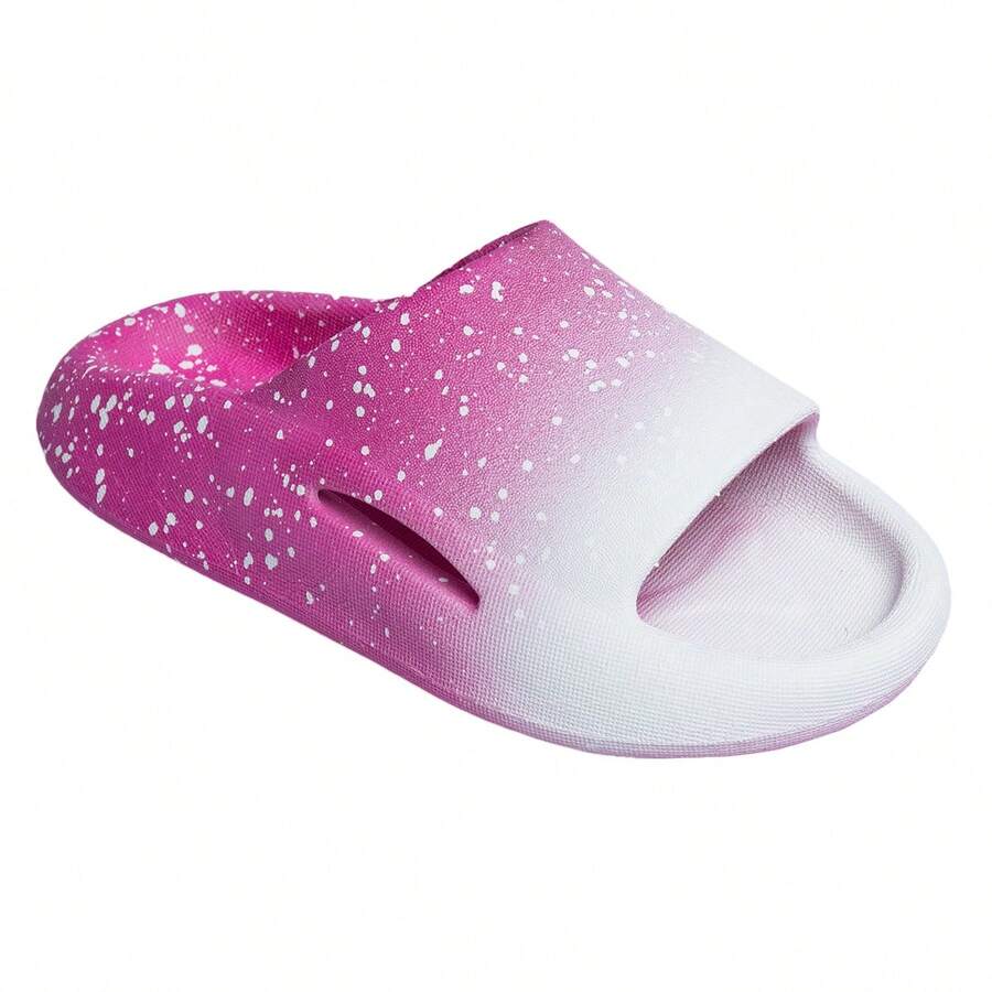 Girls' Flip Flops Children's Cloud Colorful Boy Gradient - Màu Hồng Tươi - Xem 1