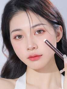 2 件圆形唇刷，防晕染化妆工具，适用于口红、唇彩、眼影等。 - 彩色 - 查看 3