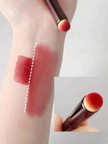 2 件圆形唇刷，防晕染化妆工具，适用于口红、唇彩、眼影等。 - 彩色 - 查看 5