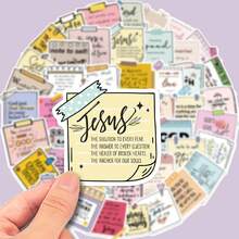 50 张励志英文名言贴纸，用于装饰吉他、笔记本、行李箱、笔记本电脑、摩托车、滑板 - 彩色 - 查看 4