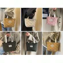 Teen Girls Handbag & Coin Purse Combo, Versatile Shoulder Bag For Female Students For Fall Home Decor - Multicolor - View 9