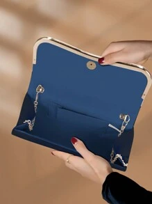 Glittery, Shiny, Charming, Elegant, Sophisticated Women's Clutch Bag For Wedding, Evening Party, Prom, Stylish Chain Bag Evening Bag, Party Girl Evening Bag For Women, Perfect For Parties, Weddings, Proms, Dinners/Banquets, Best Gifts For Women