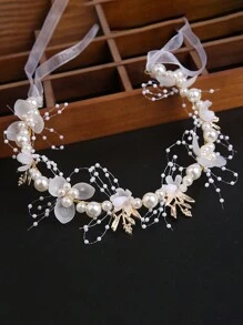 1 件花童头饰，韩式森系公主花冠头饰，婚礼 - A - 查看 7