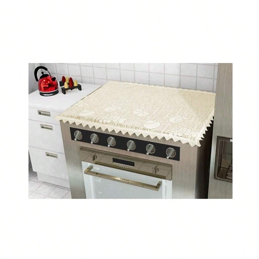 COVER FOR STOVE LID 6 LACE HOOKS - 米色 - 查看 1