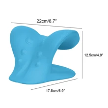 Neck Traction Pillow Original Cloud Shape Neck Stretcher Cervical Pain Relief UK - Blue - View 8