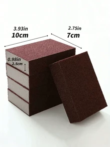 5 stuks/10 stuks reinigingsspons, sponsscrub, reinigingsspons voor het ontkalken van potten, theepotten, grote oppervlakken, keukenreinigingsgereedschappen - roestverwijdering en schrobben, keuken, badkamer, huis, huishoudelijke leveranciers