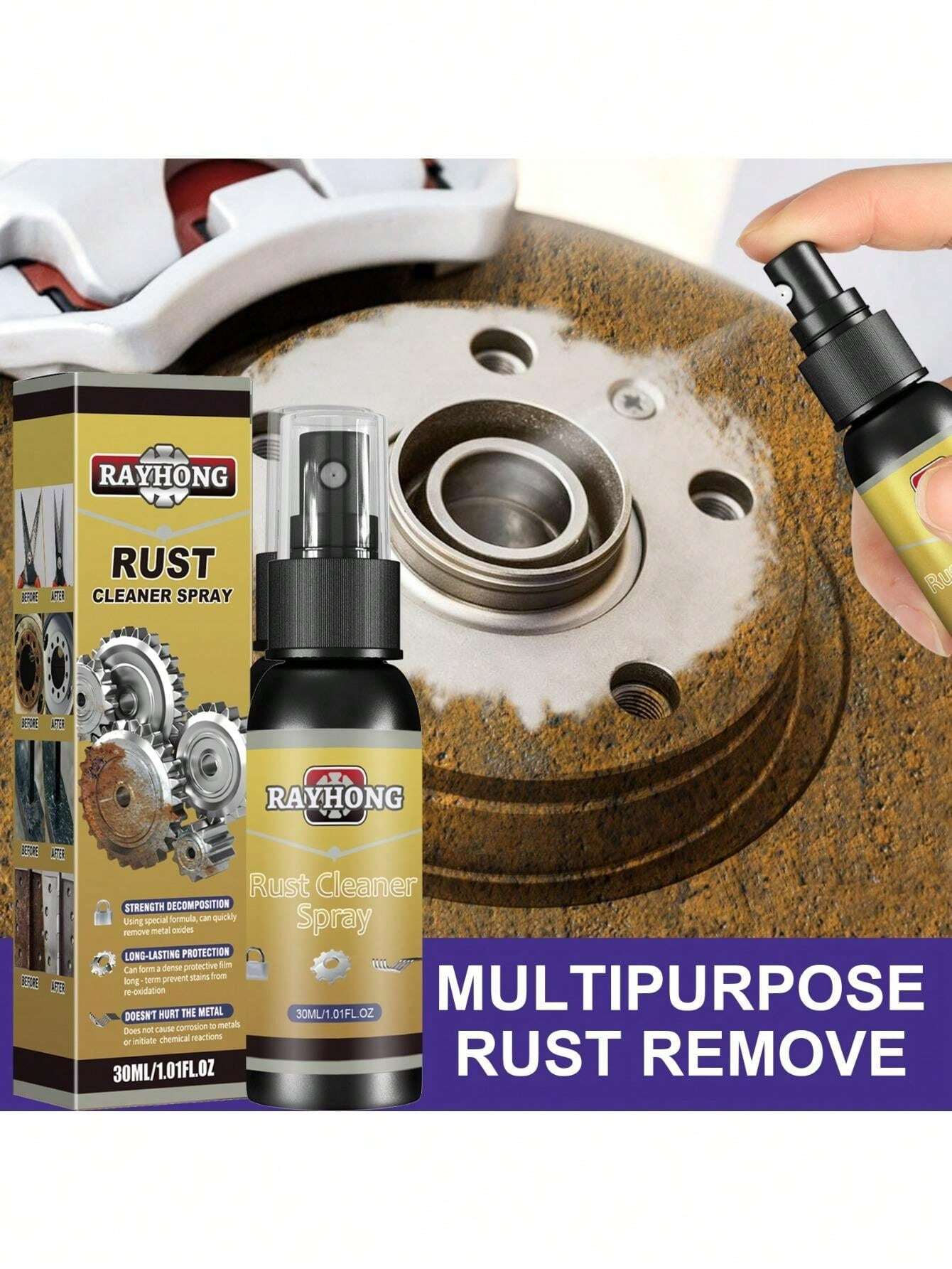 1pc MultiFunctional Kitchen Stainless Steel Rust Remover With Box