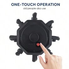 Cordless Electric Scalp Massager With 3 Modes -  Octopus Electric Head Massager Scalp Kneading Massager Octopus Electric Head Portable 360 Degree Head Massager With 8 Fingers For Deep Relaxation And Stress Relax, Holiday Gif - 黑色 - 查看 4