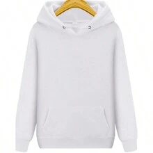 Moletom Masculino Costas JESUS IS KING Casual - Branco - Visão 2