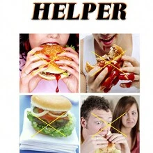 1pc-Silicone Burger Clip Non-Contact Anti-Drop Hamburger Holder Hamburger Box Tray - Multicolor - View 4