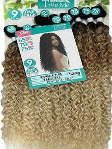Organic Curly Hair - Michelle Plus True Me - 320g - TT4/T27/613 - 查看 3