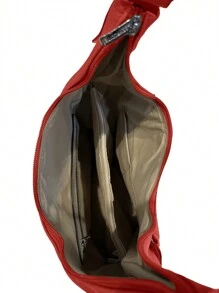 Borse a spalla da donna MILANO in pelle PU, minimal e silenziosa, di lusso, moda e casual business, colore unito, alta capacità, per lavoro, viaggio, appuntamenti, borse a borsello, alta qualità, grande capacità 37cm*12 Cm *36cm