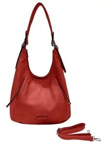 Borse a spalla da donna MILANO in pelle PU, minimal e silenziosa, di lusso, moda e casual business, colore unito, alta capacità, per lavoro, viaggio, appuntamenti, borse a borsello, alta qualità, grande capacità 37cm*12 Cm *36cm