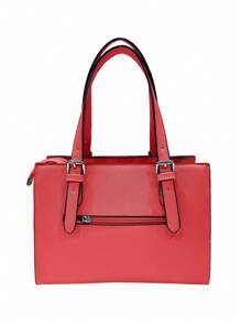 MILANO Genți Tote Femei Piele Pu Minimalist Silențios Lux La modă Afaceri Casual Culoare uni Capacitate mare Pentru Muncă Călătorii Geantă pentru cărți Întâlnire Decorare metalică Înaltă Calitate Capacitate mare 28cm*10 Cm *22cm