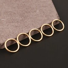 5PCS/10PCS Stainless Steels Septum Nose Ring Segment Tragus Hoop Rings Hypoallergenic Ear Gauges Ear Rings Piercing Strechers Body Piercing Jewelry - Round - View 19
