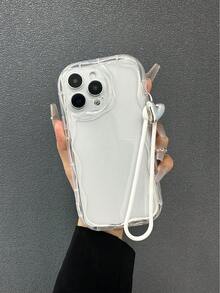 奶油质感透明加厚手机壳，彩色彩绘，兼容 13/11，兼容三星A52/32，国际版，非国内版 - 彩色 - 查看 5