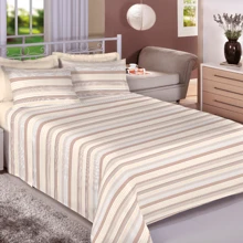 Single Bed Sheet Set 2 Pieces 100% Cotton 200 Thread Printed - Tyler - Xem 1