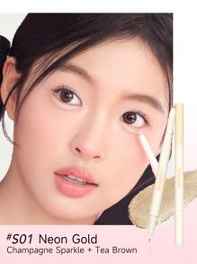 Everbab 二合一双头高光修容遮瑕棒 - 香檳色+茶棕色 - 查看 1