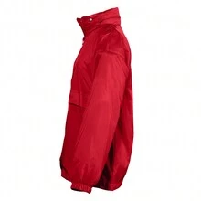 SOLS Kids Unisex Surf Windbreaker Jacket (Water Resistant And Windproof) (Red) - Red - View 3